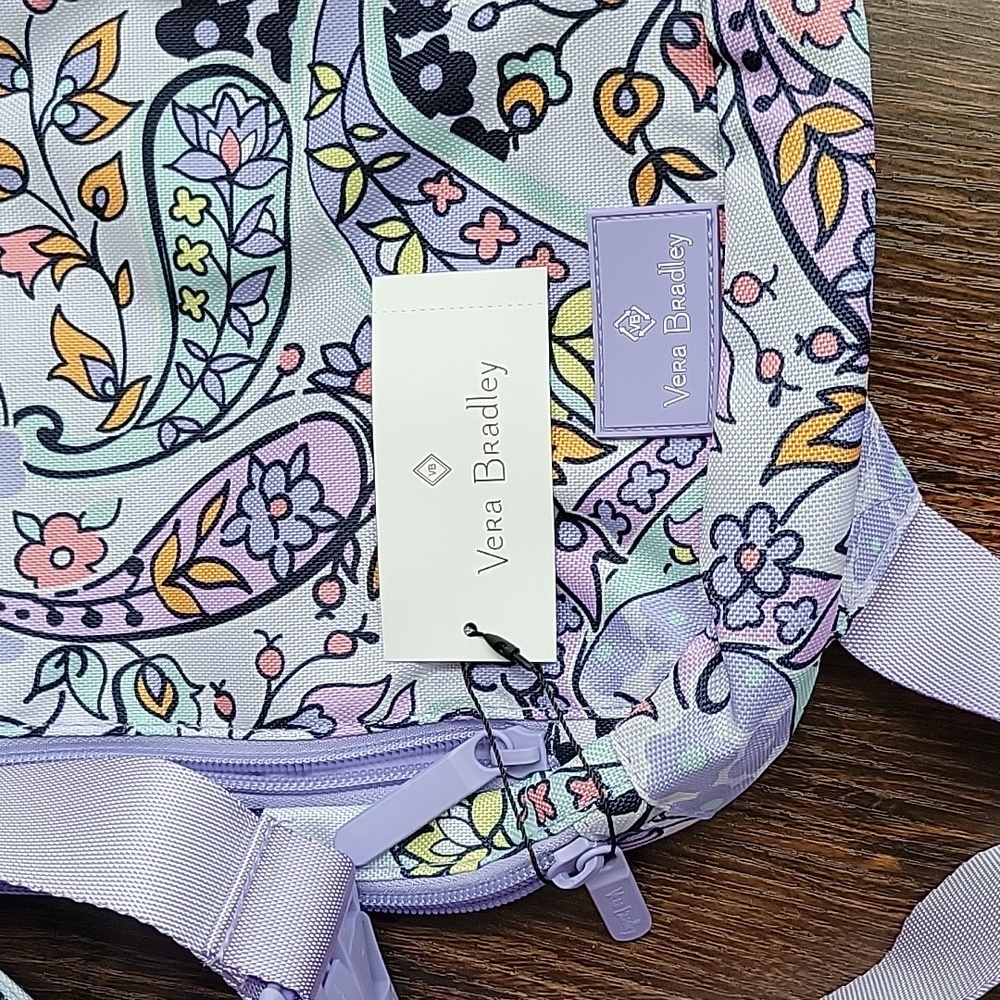 Vera Bradley Maddalena Paisley Soft Lighten Up Essential Sling Backpack- NWT - Picture 2 of 6